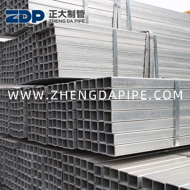 20X40 200X400 GI Pipa Baja Persegi Panjang