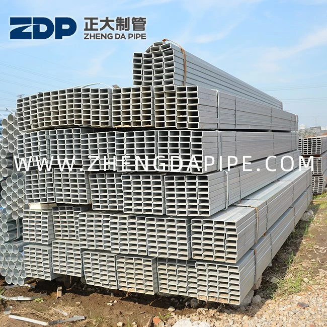 ASTM A500 Pra Galvanzied Pipa Persegi Panjang