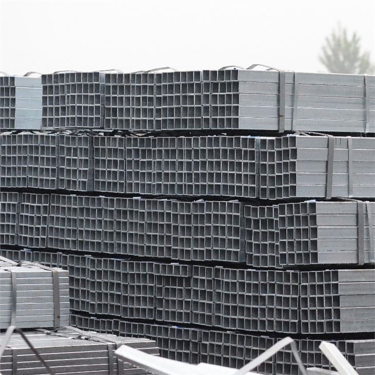 Hot Dipped Galvanized Square Dan Pipa Baja Persegi Panjang