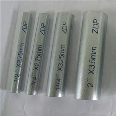 ASTM Hot Dip Galvanized Coating Round Tube Welded Gi Iron Steel Pipe Harga Untuk Struktur Bangunan